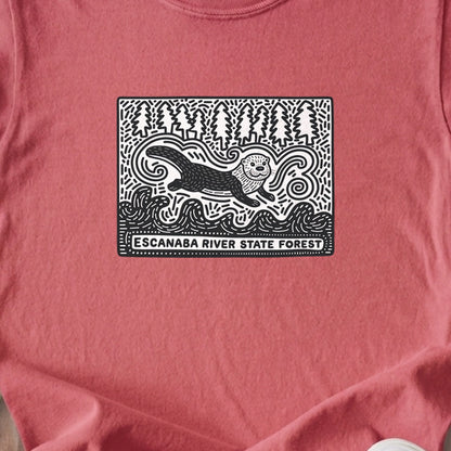 Escanaba River State Forest Kids Cotton T-Shirt