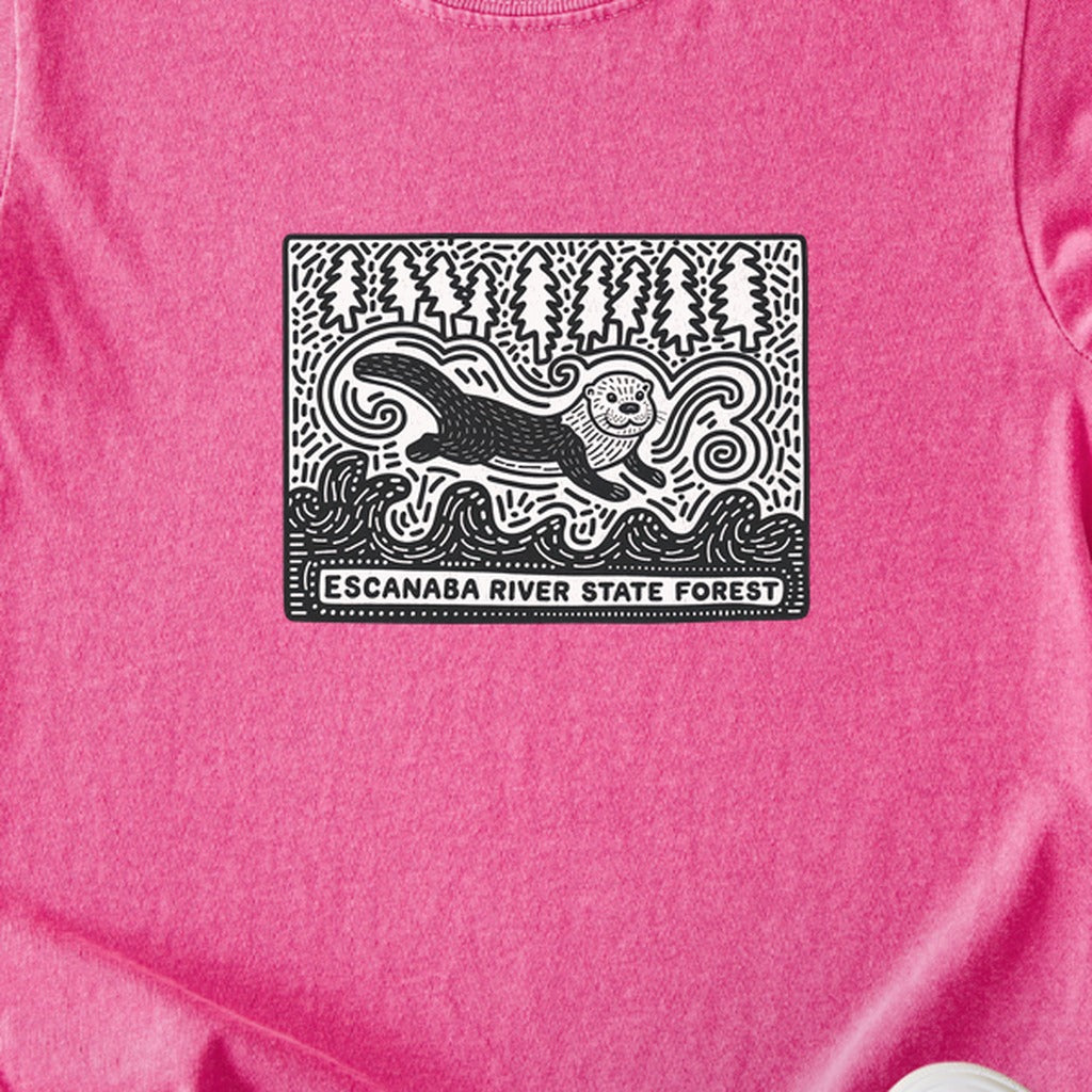 Escanaba River State Forest Kids Cotton T-Shirt