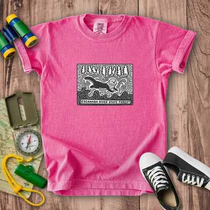 Escanaba River State Forest Kids Cotton T-Shirt