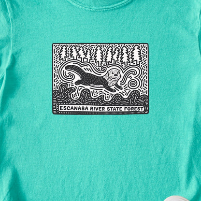Escanaba River State Forest Kids Cotton T-Shirt