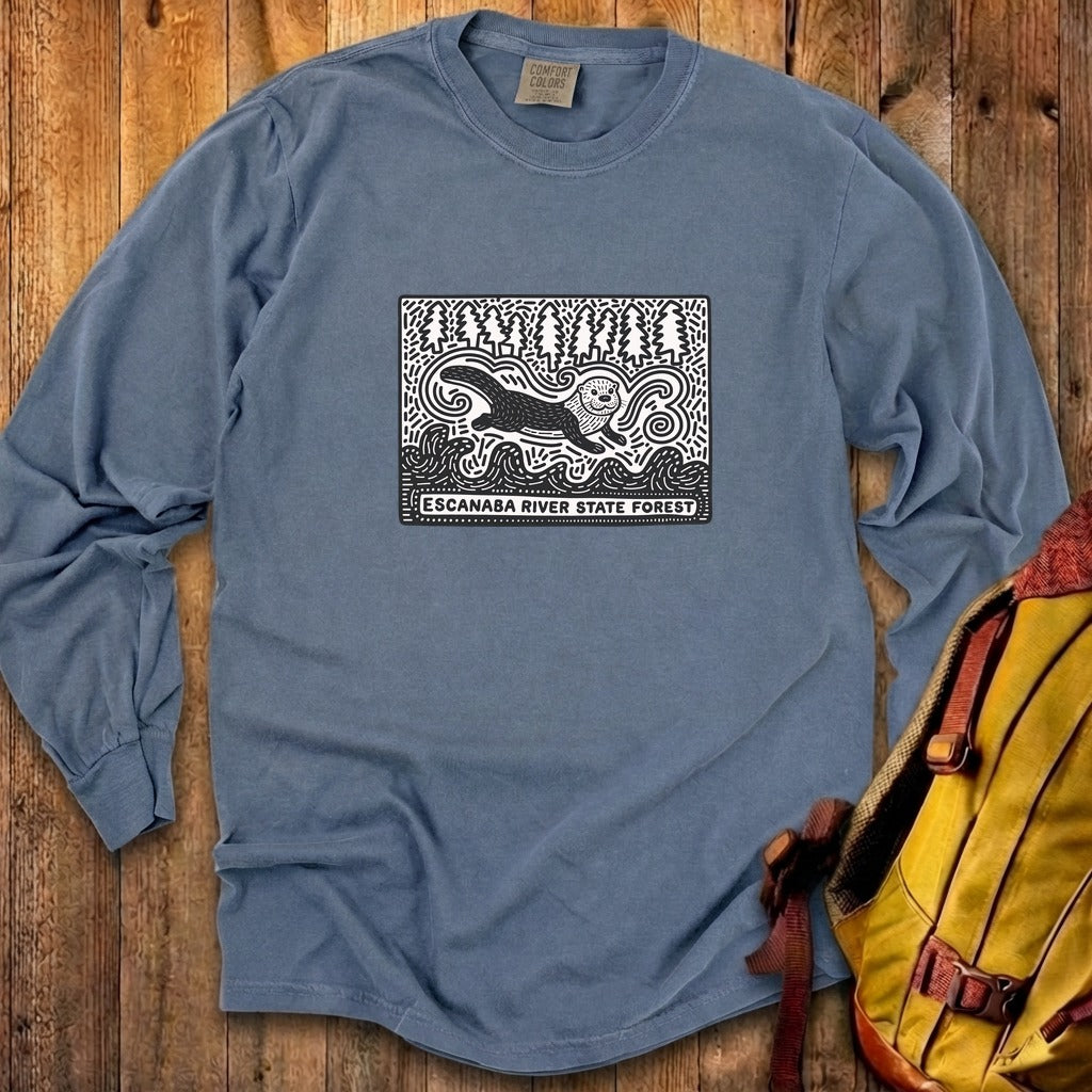 Escanaba River State Forest Cotton Long Sleeve