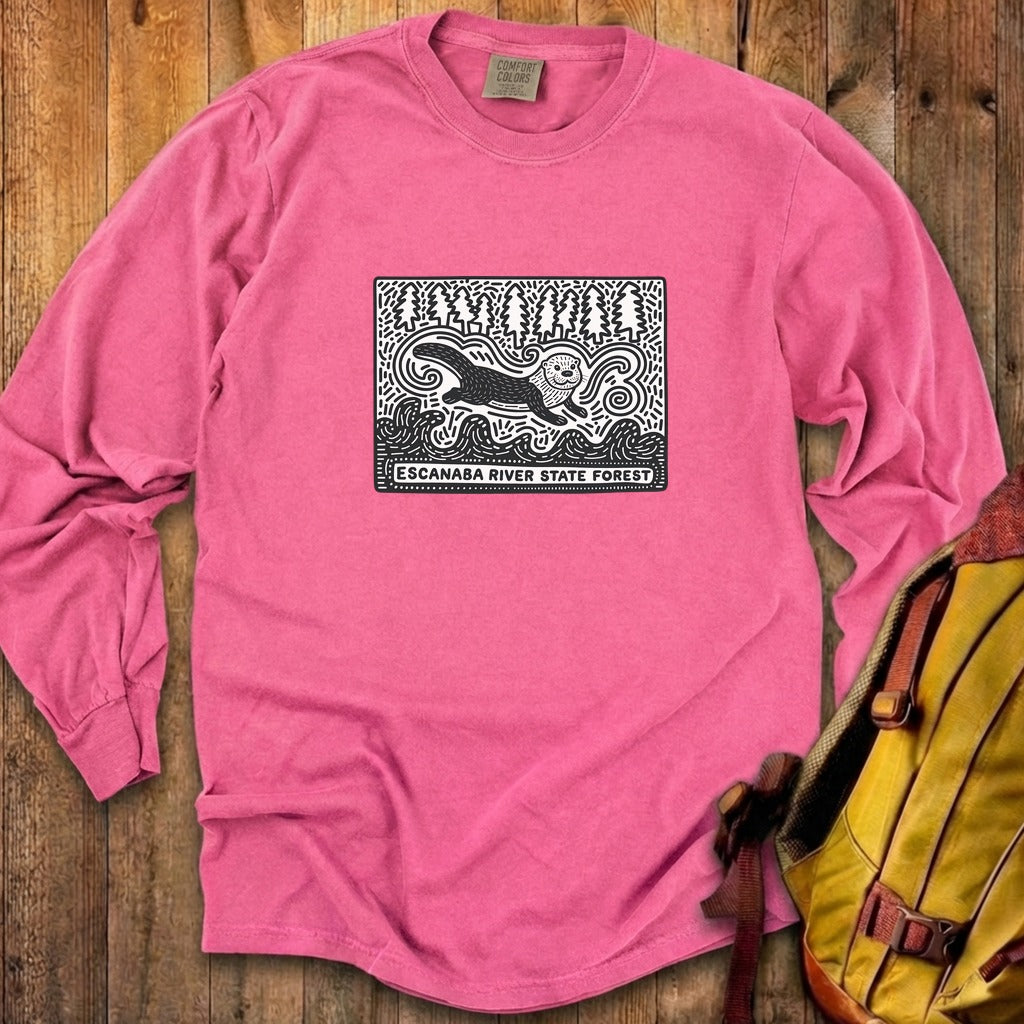 Escanaba River State Forest Cotton Long Sleeve