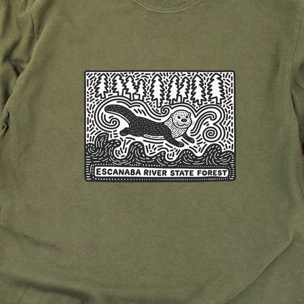 Escanaba River State Forest Cotton Long Sleeve