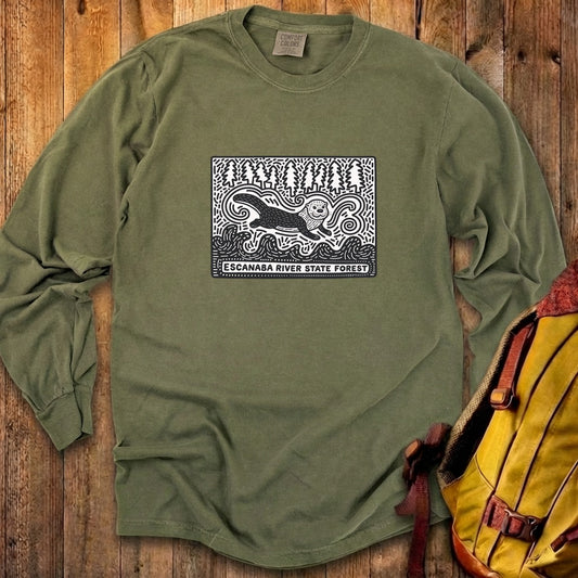 Escanaba River State Forest Cotton Long Sleeve