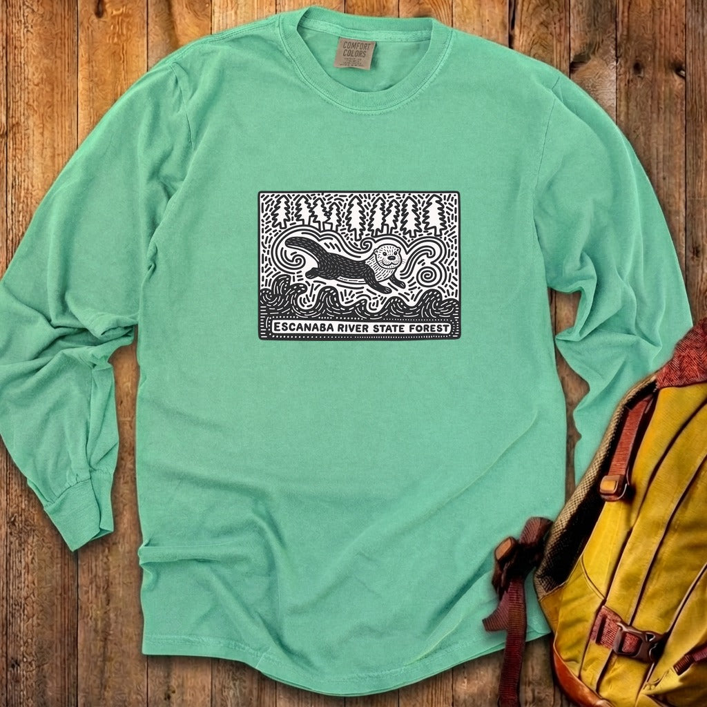 Escanaba River State Forest Cotton Long Sleeve