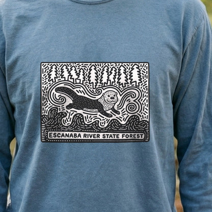Escanaba River State Forest Cotton Long Sleeve