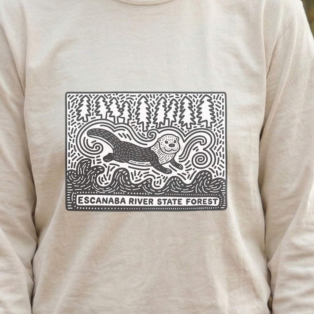 Escanaba River State Forest Cotton Long Sleeve