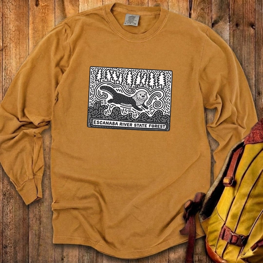 Escanaba River State Forest Cotton Long Sleeve