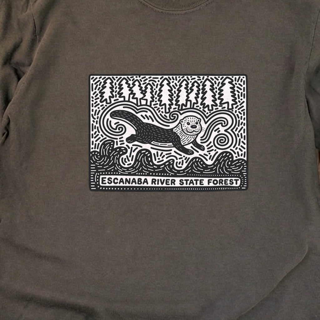 Escanaba River State Forest Cotton Long Sleeve