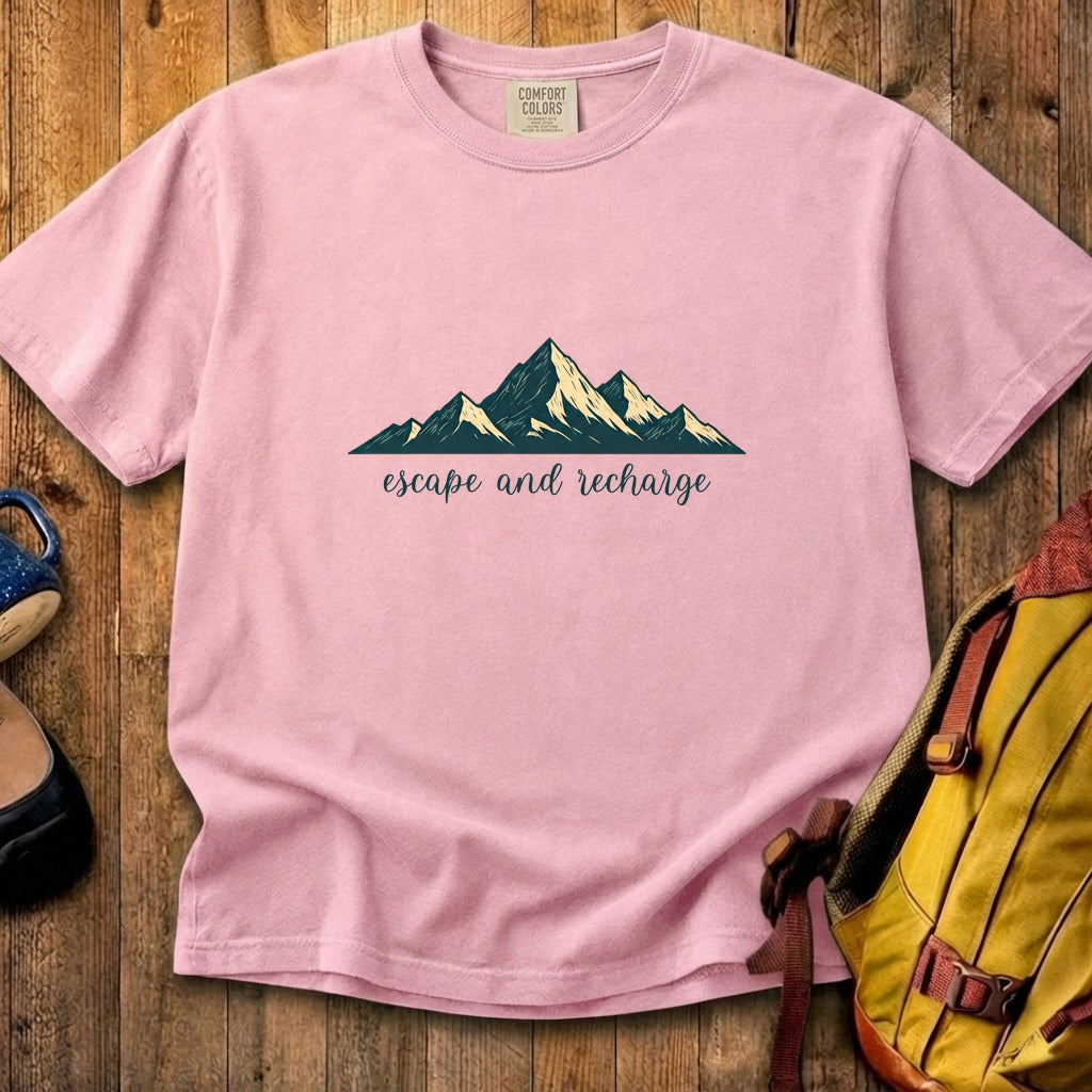 Escape and Recharge Cotton T-Shirt