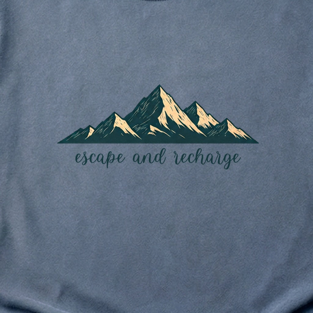 Escape and Recharge Cotton T-Shirt