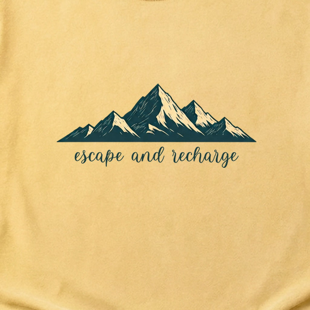Escape and Recharge Cotton T-Shirt