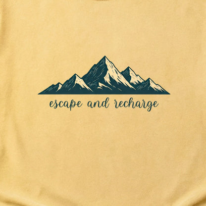 Escape and Recharge Cotton T-Shirt