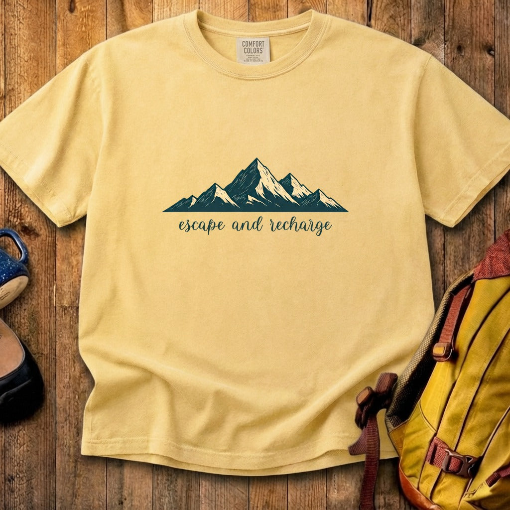 Escape and Recharge Cotton T-Shirt