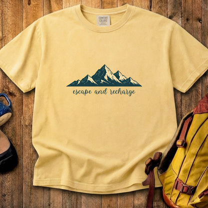 Escape and Recharge Cotton T-Shirt