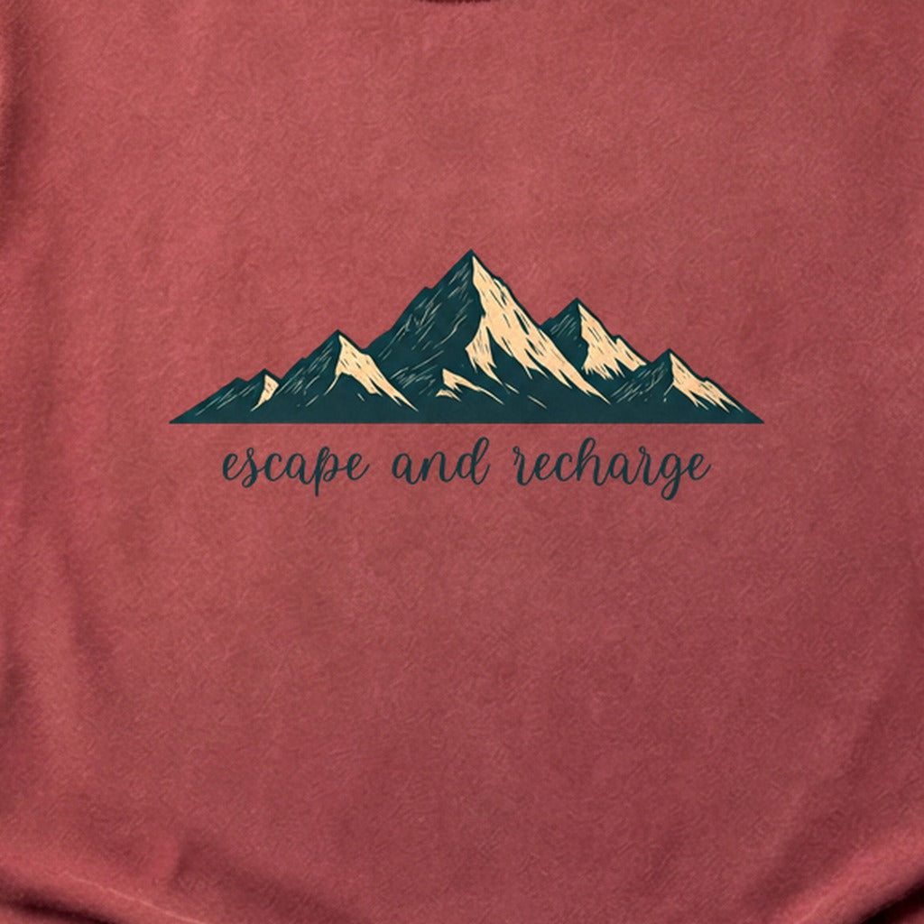 Escape and Recharge Cotton T-Shirt