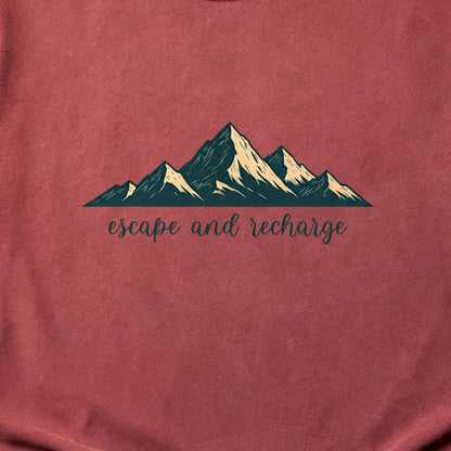 Escape and Recharge Cotton T-Shirt