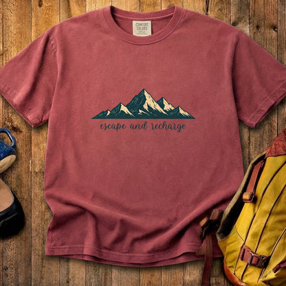 Escape and Recharge Cotton T-Shirt