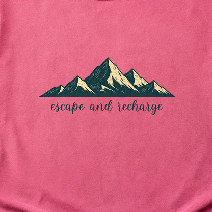 Escape and Recharge Cotton T-Shirt