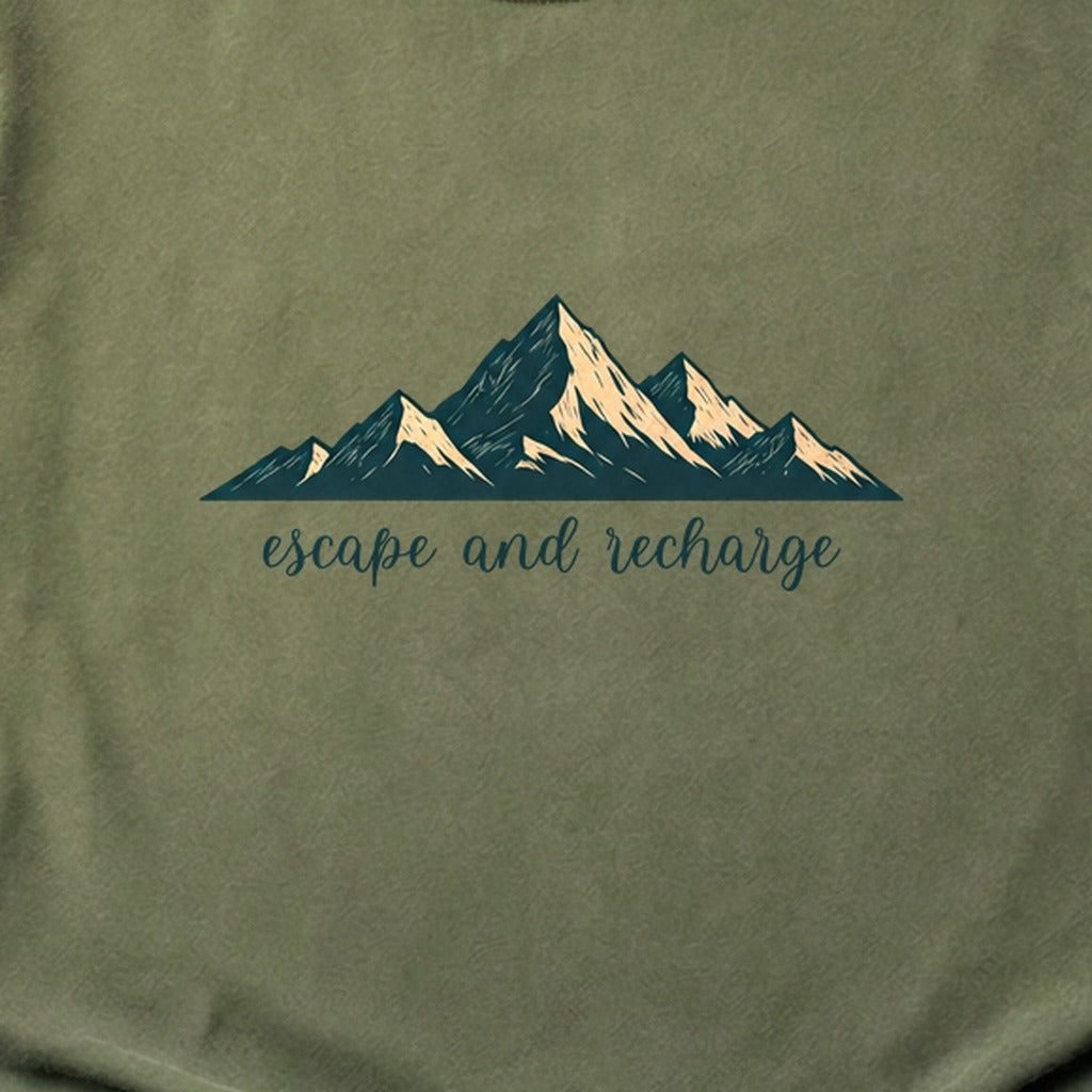 Escape and Recharge Cotton T-Shirt