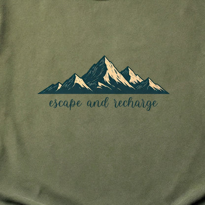 Escape and Recharge Cotton T-Shirt