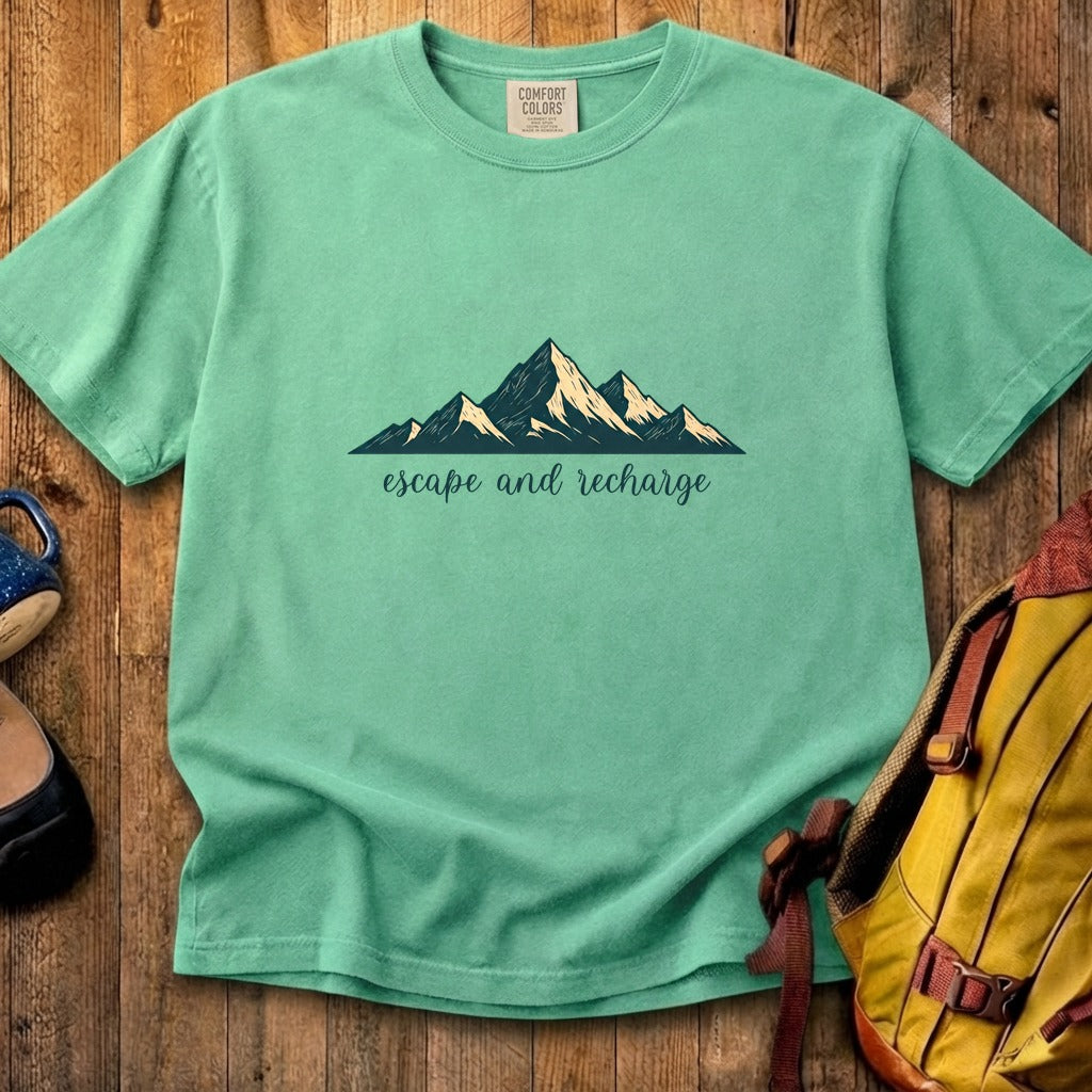 Escape and Recharge Cotton T-Shirt
