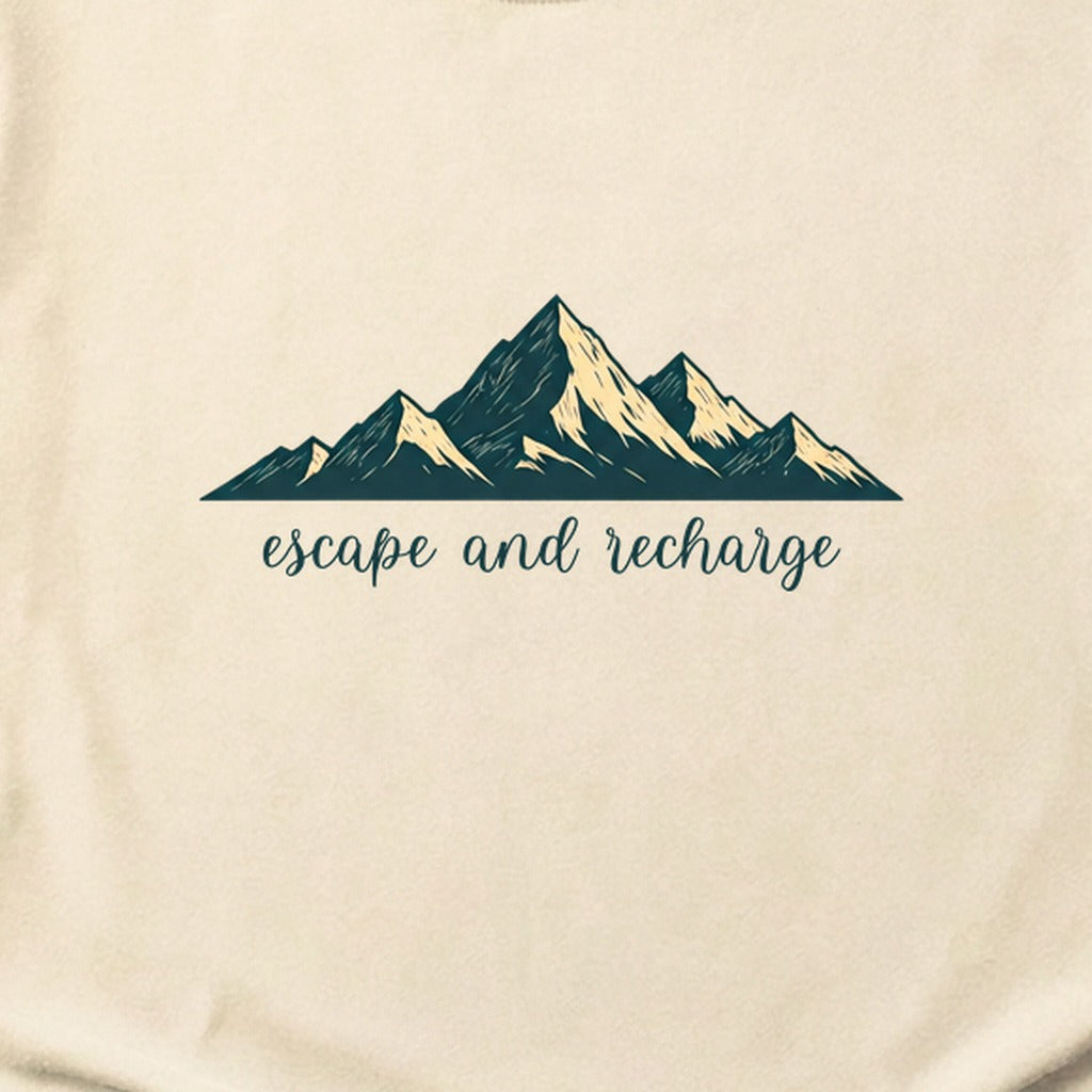 Escape and Recharge Cotton T-Shirt