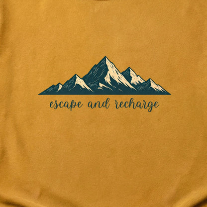 Escape and Recharge Cotton T-Shirt