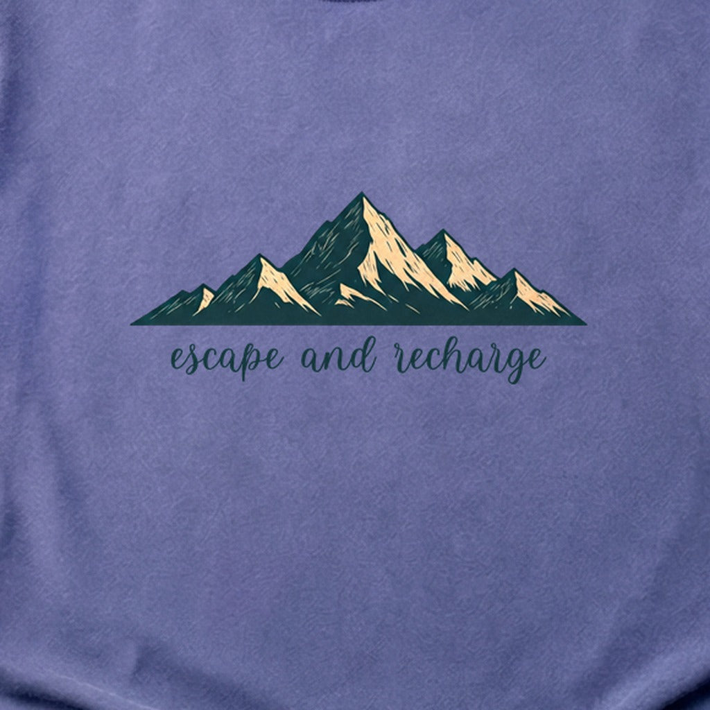 Escape and Recharge Cotton T-Shirt