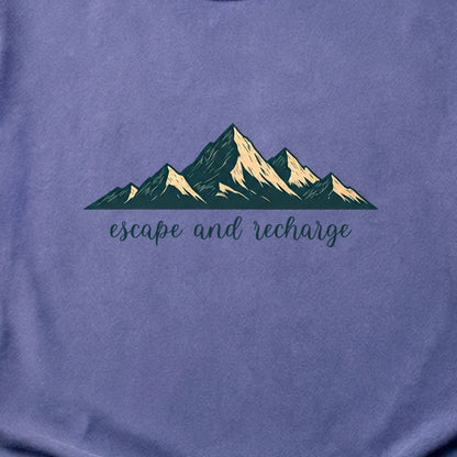 Escape and Recharge Cotton T-Shirt