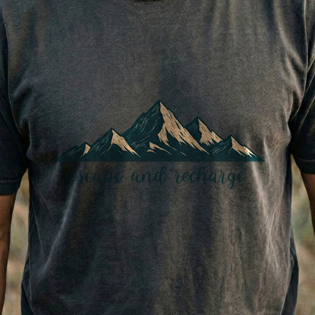 Escape and Recharge Cotton T-Shirt