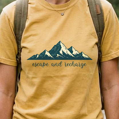 Escape and Recharge Cotton T-Shirt