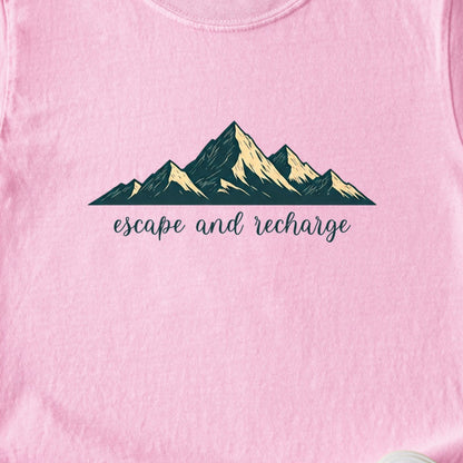 Escape and Recharge Kids Cotton T-Shirt