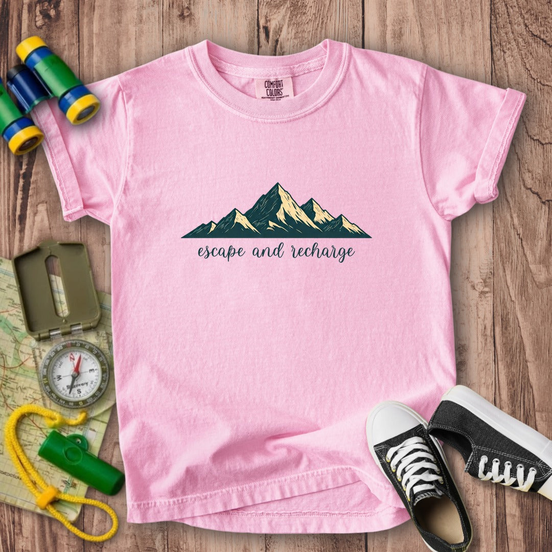 Escape and Recharge Kids Cotton T-Shirt