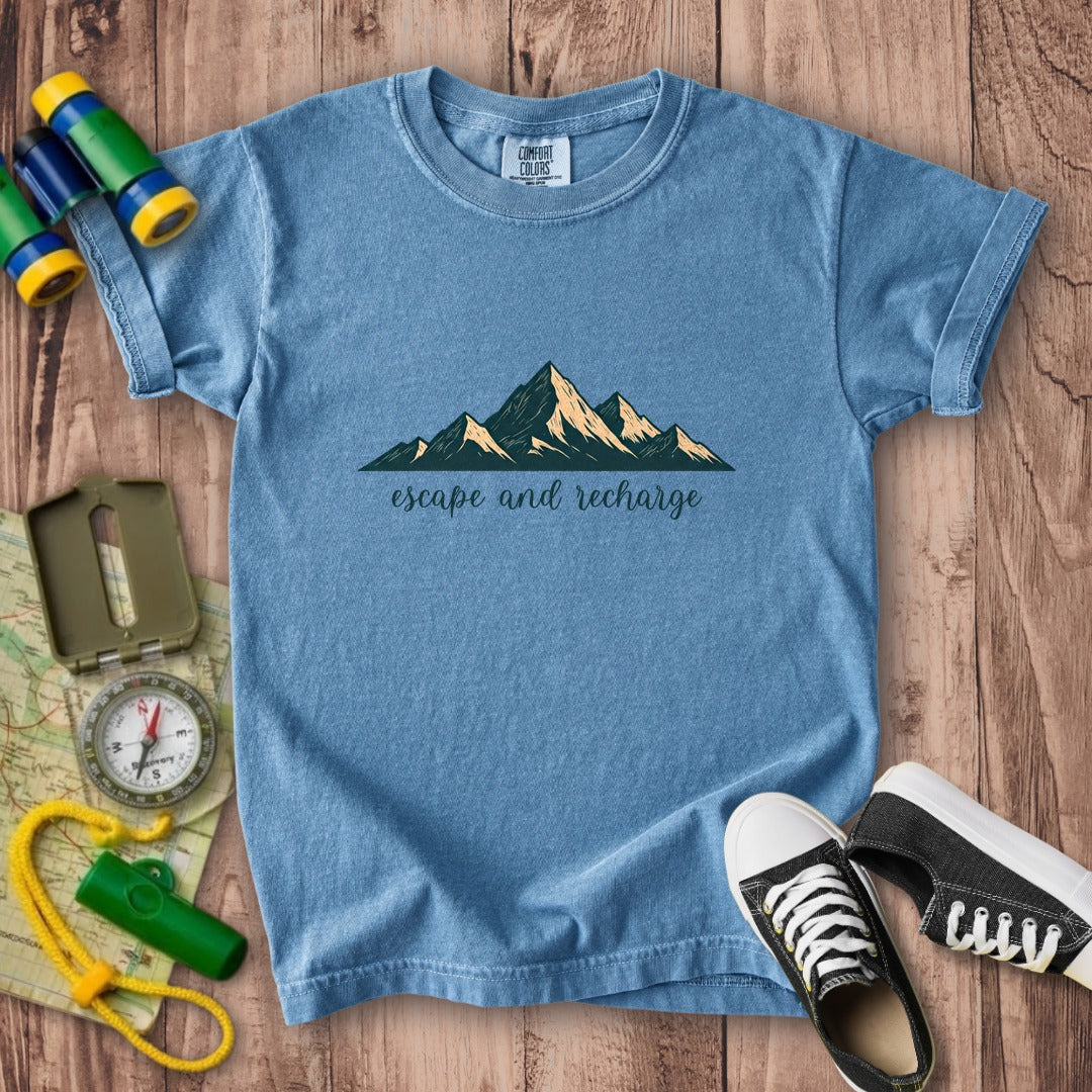 Escape and Recharge Kids Cotton T-Shirt