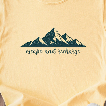 Escape and Recharge Kids Cotton T-Shirt