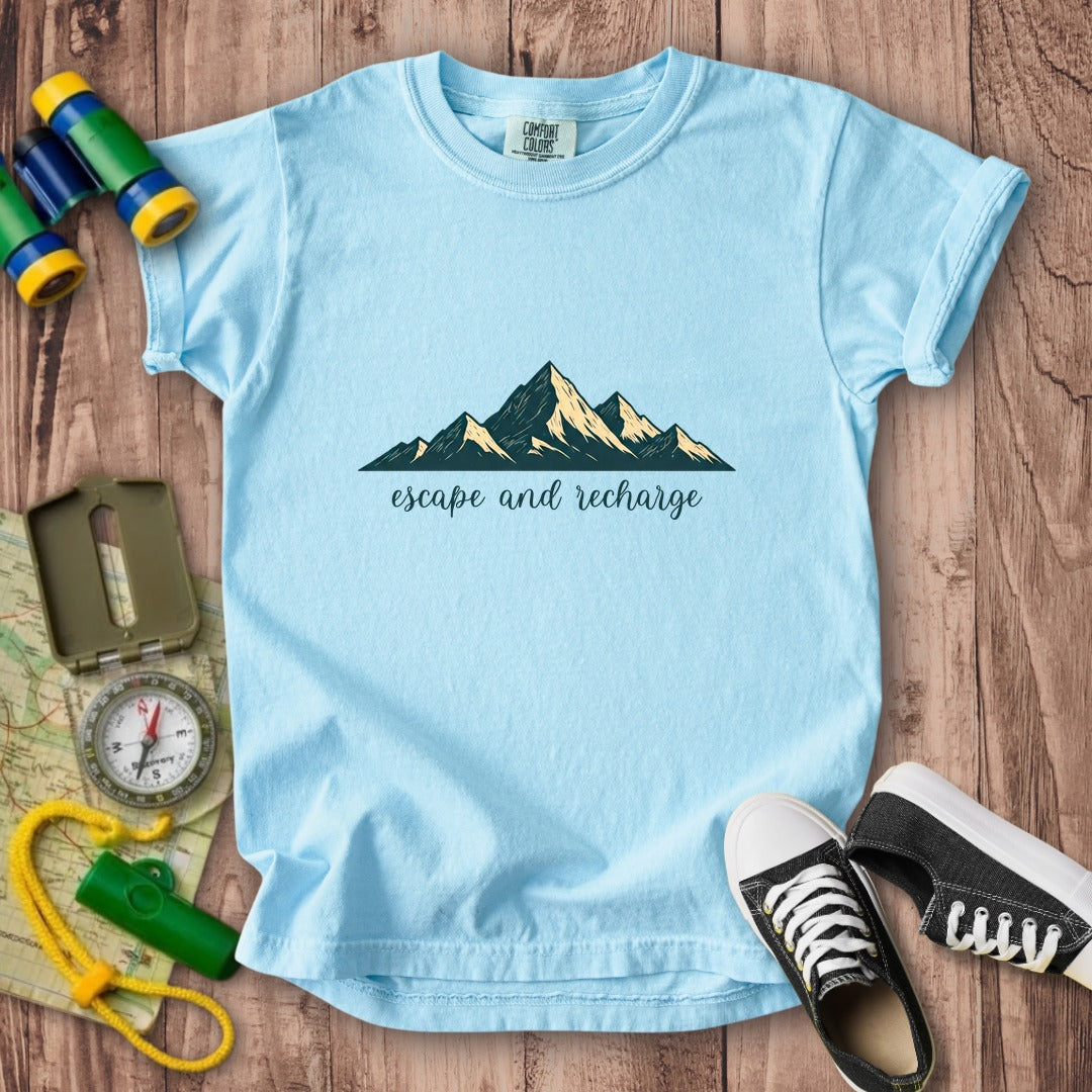 Escape and Recharge Kids Cotton T-Shirt