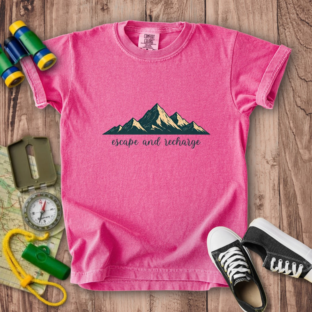 Escape and Recharge Kids Cotton T-Shirt