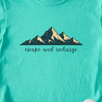 Escape and Recharge Kids Cotton T-Shirt
