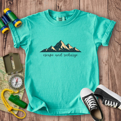 Escape and Recharge Kids Cotton T-Shirt