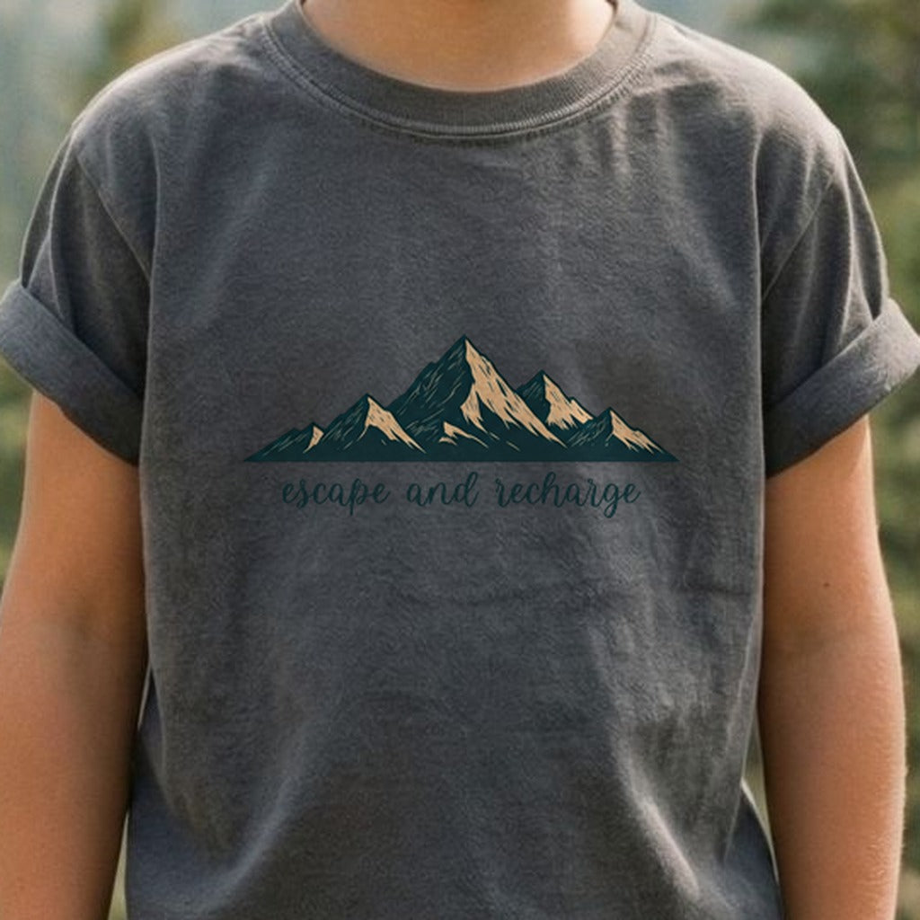 Escape and Recharge Kids Cotton T-Shirt