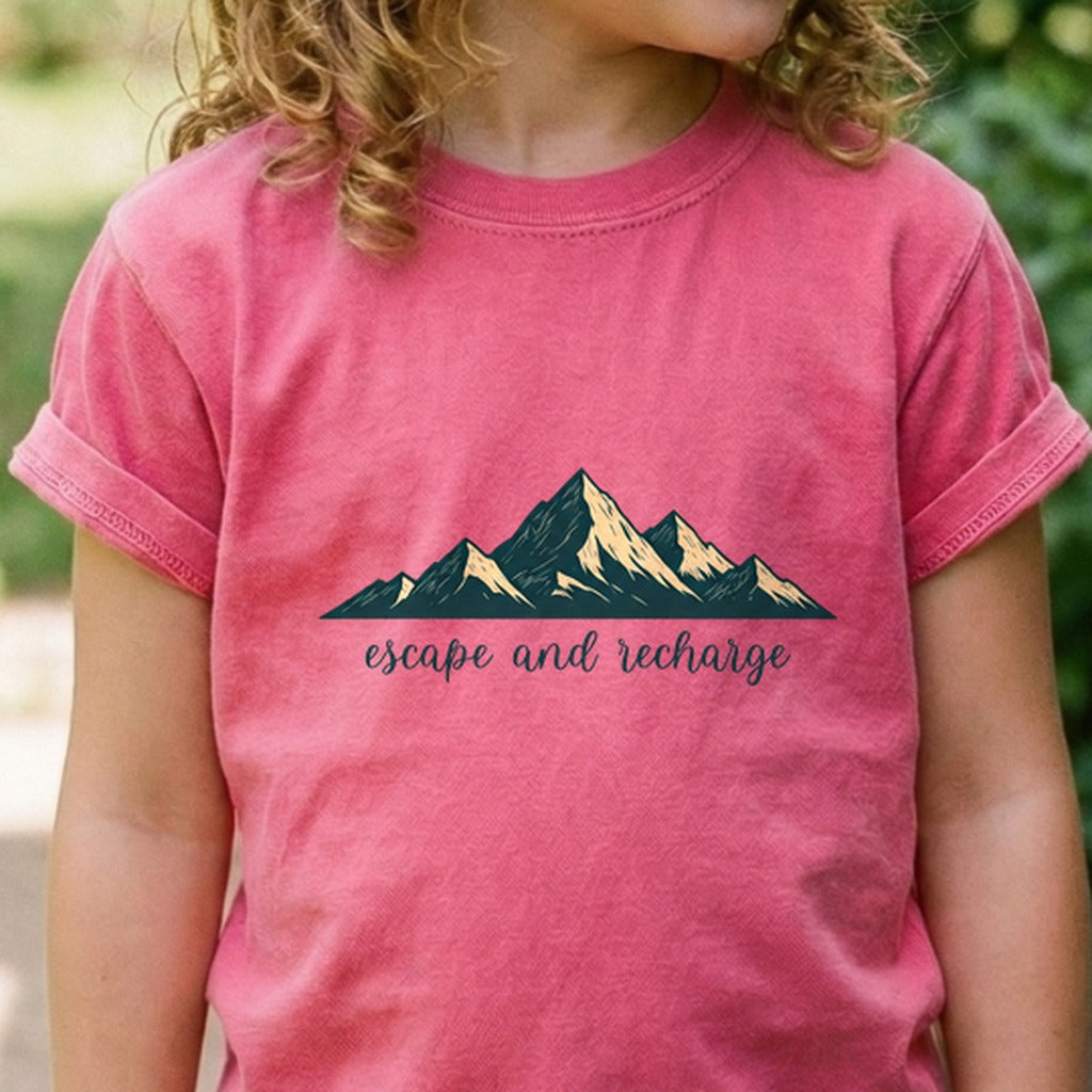 Escape and Recharge Kids Cotton T-Shirt