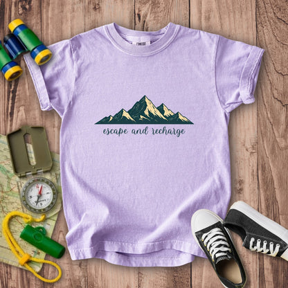 Escape and Recharge Kids Cotton T-Shirt