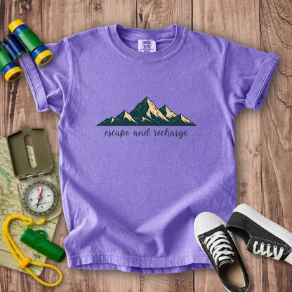 Escape and Recharge Kids Cotton T-Shirt
