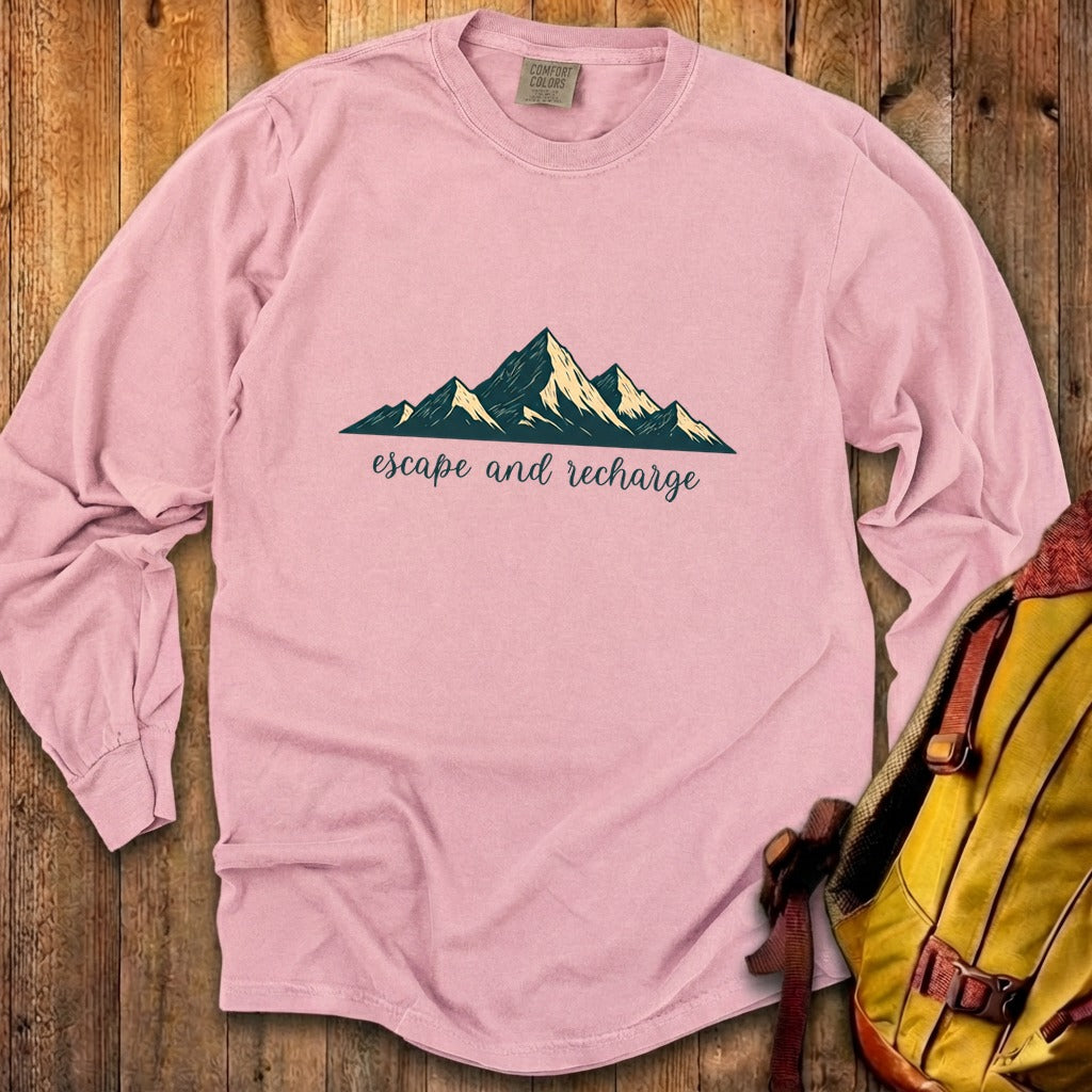 Escape and Recharge Cotton Long Sleeve