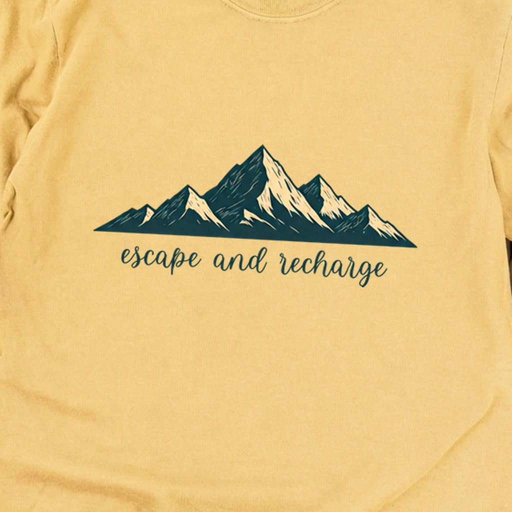 Escape and Recharge Cotton Long Sleeve