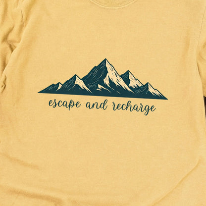 Escape and Recharge Cotton Long Sleeve