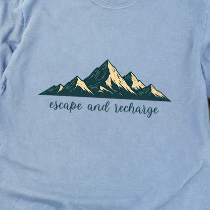 Escape and Recharge Cotton Long Sleeve