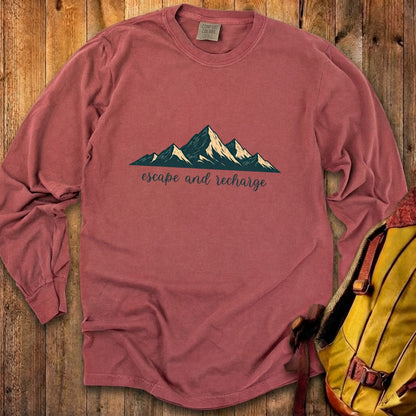 Escape and Recharge Cotton Long Sleeve