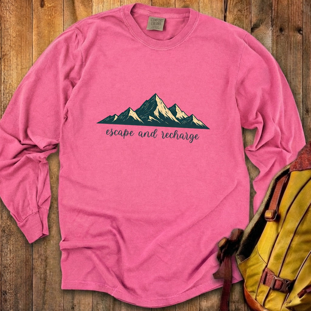 Escape and Recharge Cotton Long Sleeve